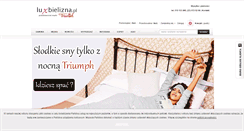 Desktop Screenshot of luxbielizna.pl