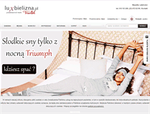 Tablet Screenshot of luxbielizna.pl